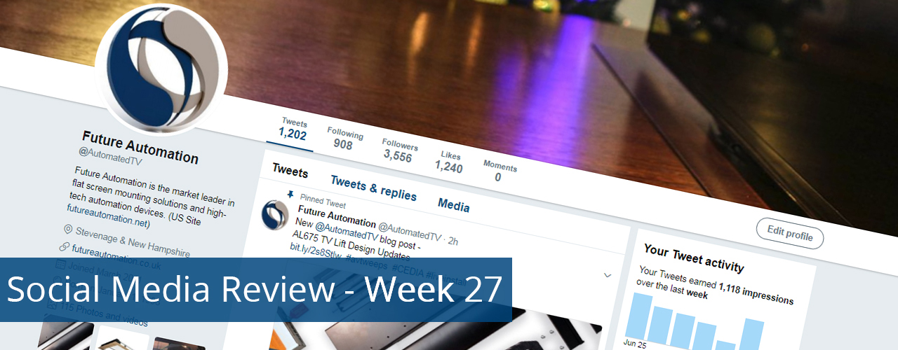 Social Media Review - Week 27